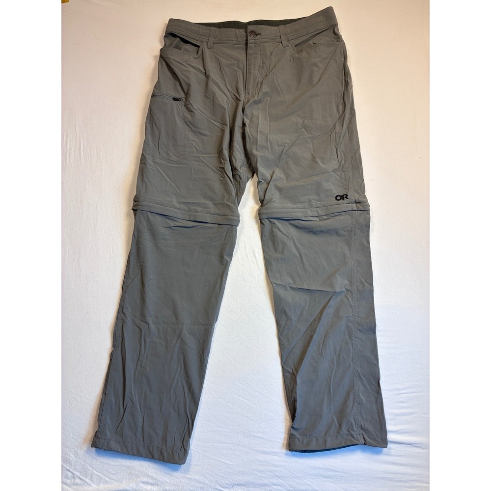 Outdoor Research Ferrosi Women's Convertible Zip Off Pants Gray Size 33